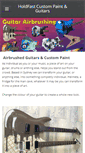 Mobile Screenshot of holdfastguitars.com